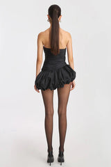 Balloon Draped Mini Dress | Dress In Beauty