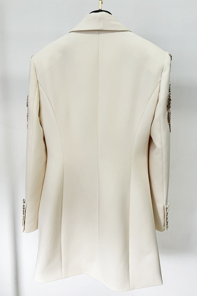 Kallie Sequin Embellished Blazer Mini Dress | Dress In Beauty