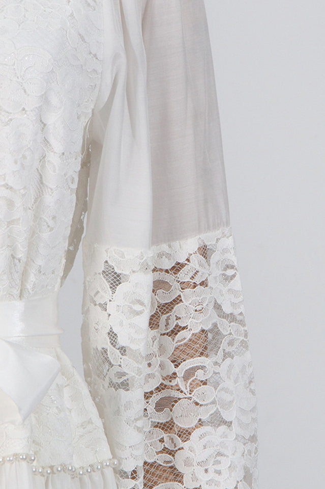 Quenna Lace Panel Midi Dress | Dress In Beauty