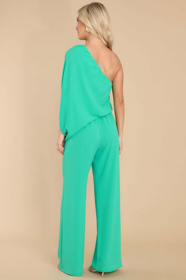 Dreaming Of New One Shoulder Jumpsuit | Dress In Beauty