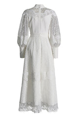 Charlotte Puff Sleeve Lace Maxi Dress | Dress In Beauty