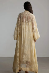 Catharine Floral Lace Sheer Maxi Dress