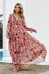 Abstract Art Tiered Maxi Dress | Dress In Beauty