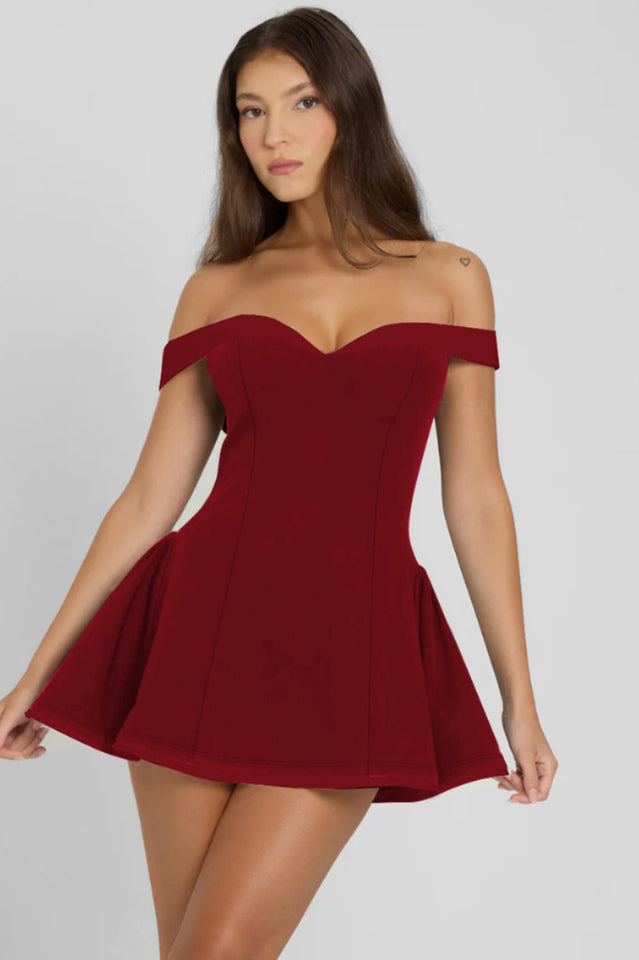 ramona contrast corset babydoll mini dress Ramona Contrast Baby Doll Mini Dress Leau TikTok Shop