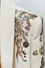 Kallie Sequin Embellished Blazer Mini Dress | Dress In Beauty