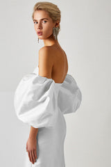 Satin Strapless Midi Dress | Dress In Beauty