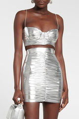 Bauer Ruched Bralette + Riley Skirt Set | Dress In Beauty