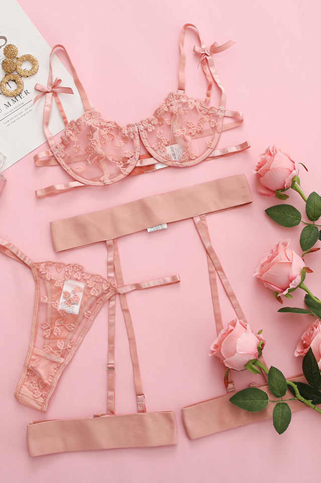 Floral Lace Lingerie Set | Dress In Beauty