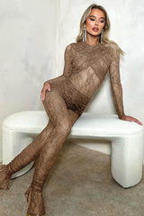 Private Location Wrapped Lace Jumpsuit | Dress In Beauty