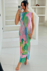 Metztli Printed Maxi Dress