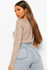 Mikah One Shoulder Long Sleeve Top | Dress In Beauty