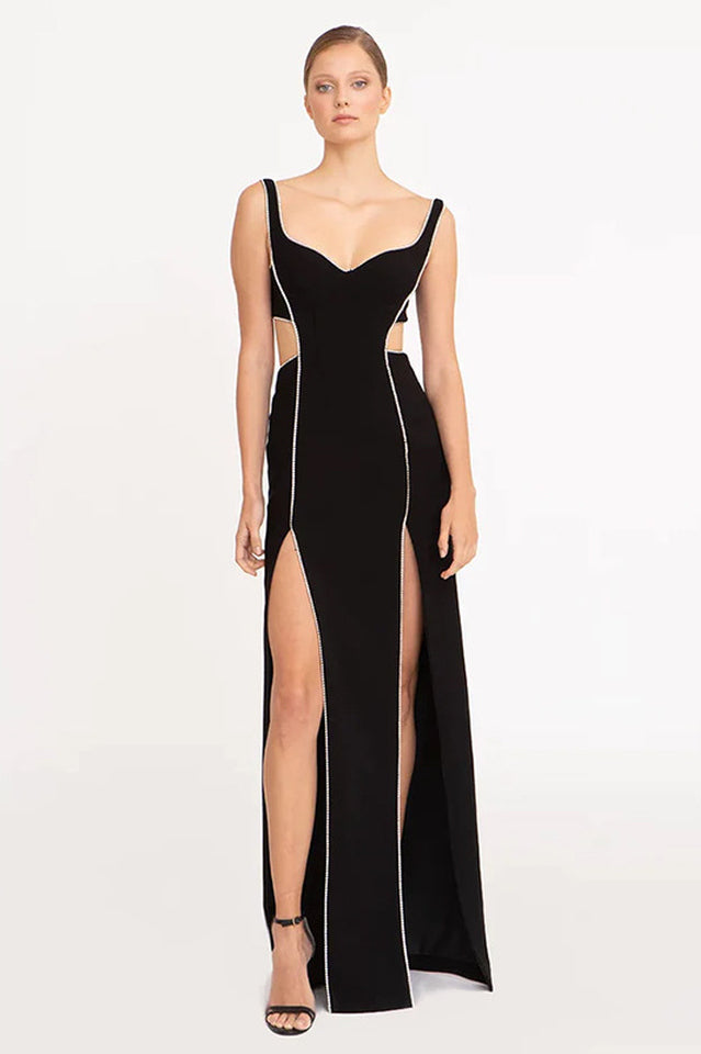 Martha Black High Slits Dress | Dress In Beauty