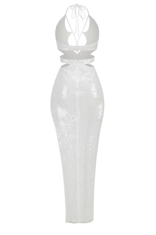 Taytum Halter Asymmetrical White Dress | Dress In Beauty