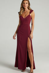 More Than This Ruffle Strap Maxi Dress | Dress In Beauty