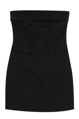 Abbie Strapless Suiting Mini Dress