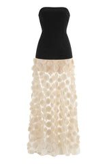 Strapless Flare Gown