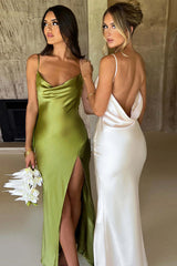 KAYLE Satin Cami Dress