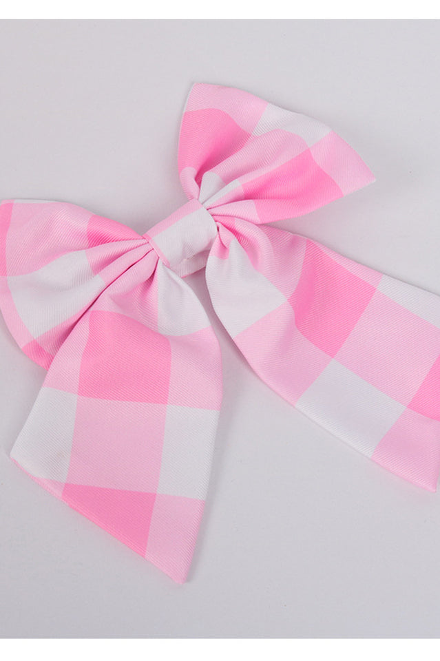 Barbie Movie Margot Pink Plaid Check Dress | Dress In Beauty
