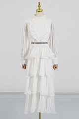 Antheaa Chiffon A-Line Maxi Dress