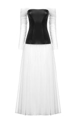 Kallatos Mesh Patchwork Dress | Dress In Beauty