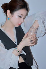 Handmade Acrylic Crystal Bracelet | Dress In Beauty