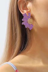 Sibyl Demi Flower Earrings | Dress In Beauty