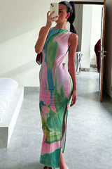 Metztli Printed Maxi Dress