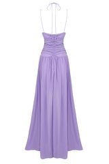 Ruched Cutout Maxi Dress