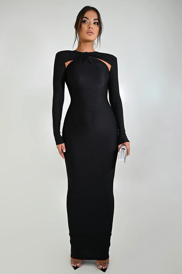 Megan Long Sleeve Patchwork Dress | Dress In Beauty