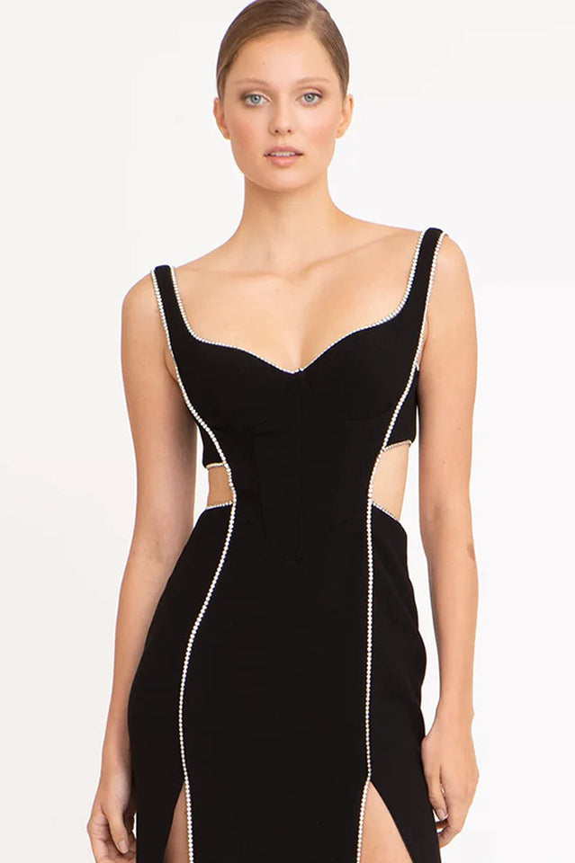 Martha Black High Slits Dress | Dress In Beauty