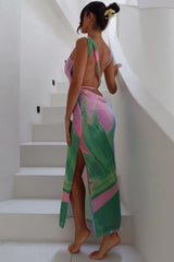 Metztli Printed Maxi Dress