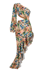 Cassidy One Shoulder Floral Maxi Dress | Dress In Beauty