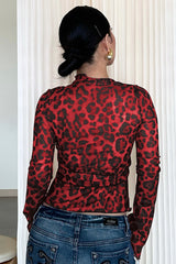 Myka Long Sleeve Mesh Top