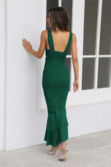Nadia Ruched Fishtail Maxi Dress | Dress In Beauty
