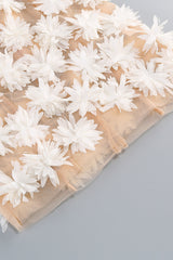 Floral Detail Mesh Dress