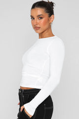 Round Neck Long-Sleeve Top | Dress In Beauty
