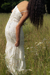 Ruffle Tunnel Gown in Cloud