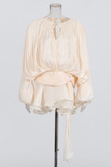 Beryl Pleated Ruffle Hem Mini Dress | Dress In Beauty