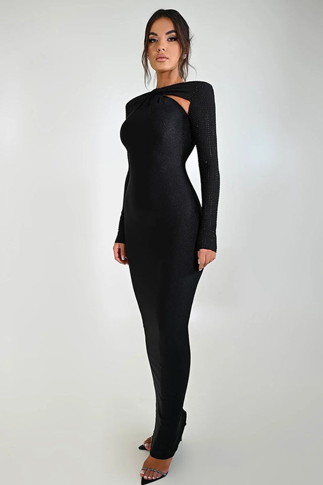 Megan Long Sleeve Patchwork Dress | Dress In Beauty