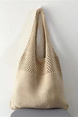 Knit Design Shoulder Bag | Dress In Beauty