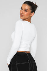 Round Neck Long-Sleeve Top | Dress In Beauty