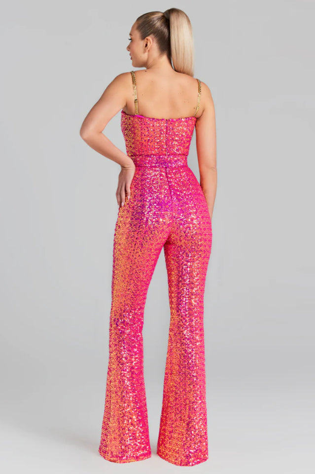 Lucinda Gold Jumpsuit | Dress In Beauty