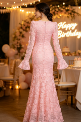 Grace 3D Rose Mermaid Maxi Dress | Dress In Beauty