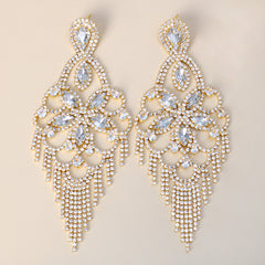 Angelica Diamante Statement Earrings | Dress In Beauty