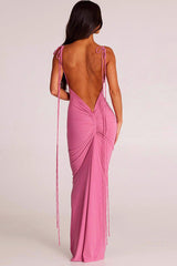 Jiani Slip Backless Gown | Dress In Beauty