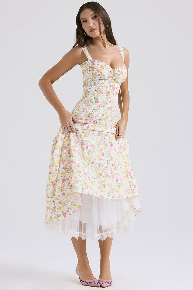 Rosalee Print Cotton Sundress | Dress In Beauty