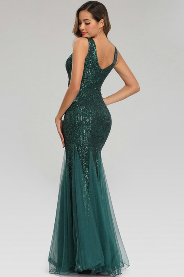 Adeline Sparkly Sequin Fishtail Gown | Dress In Beauty