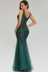 Adeline Sparkly Sequin Fishtail Gown | Dress In Beauty