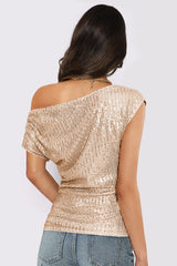 One Shoulder Sequin Top | Dress In Beauty