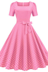 Barbie Movie Margot Pink Plaid Check Dress | Dress In Beauty